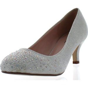 Bonnibel silver glitter pumps
